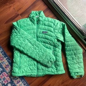 Patagonia Bright Green Puffer Jacket